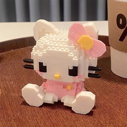 Nuovo hello kitty - kitty, mattoncini